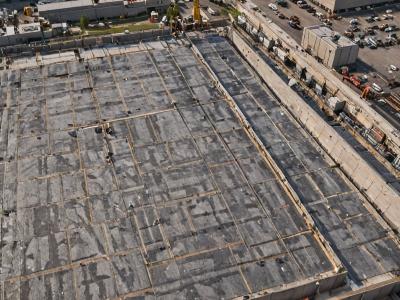 Commercial roofing project