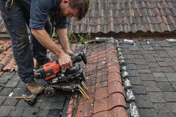 Roof repair and maintenance work