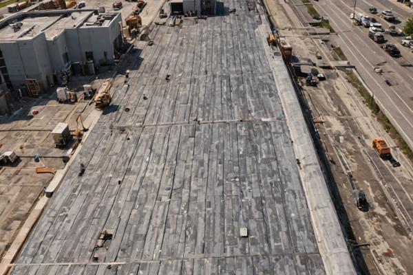 Commercial roofing project
